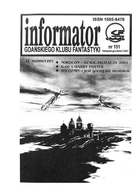 Okładka: Informator GKF, #151 listopad – grudzień 2001