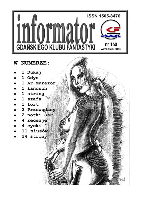 Okładka: Informator GKF, #160 wrzesień 2002