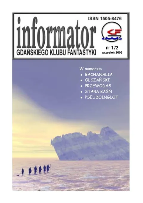 Okładka: Informator GKF, #172 wrzesień 2003