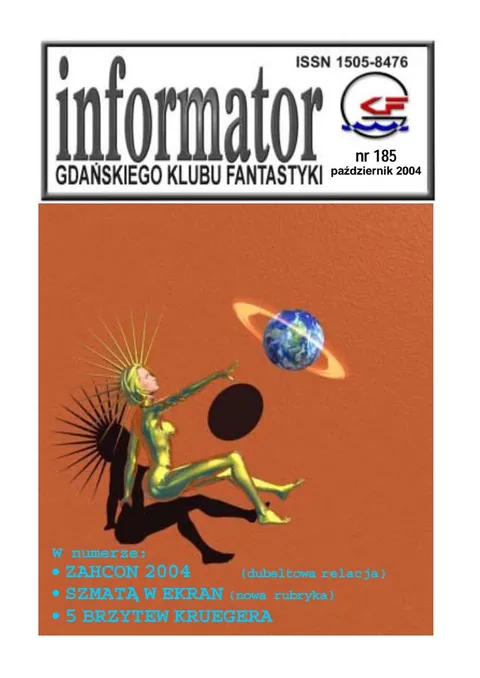 Okładka: Informator GKF, #185 październik 2004