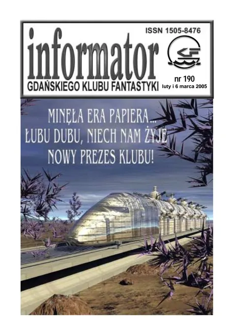 Okładka: Informator GKF, #190 luty i 6 marca 2005