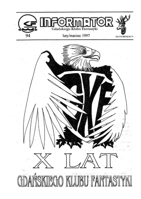 Okładka: Informator GKF, #94 luty – marzec 1997