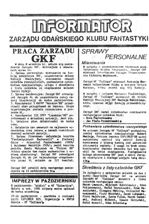 Informator Zarządu GKF