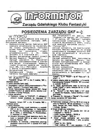 Informator Zarządu GKF