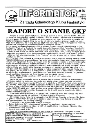 Informator Zarządu GKF