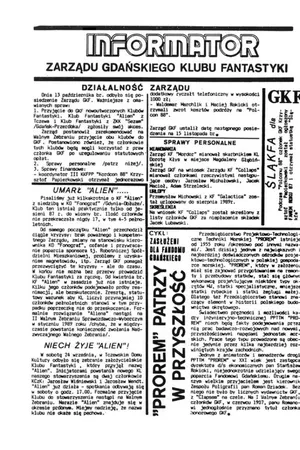 Informator Zarządu GKF