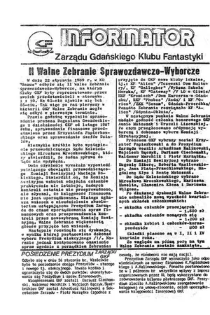Informator Zarządu GKF