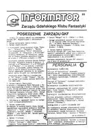 Informator Zarządu GKF