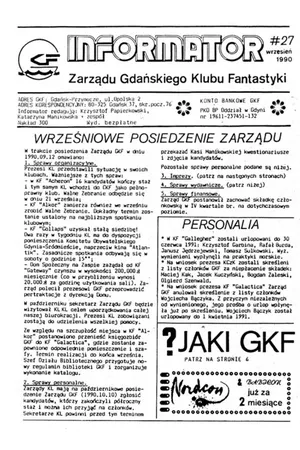 Informator Zarządu GKF