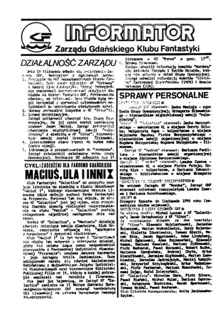 Informator Zarządu GKF