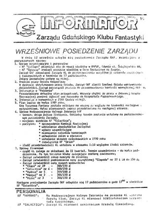 Informator Zarządu GKF