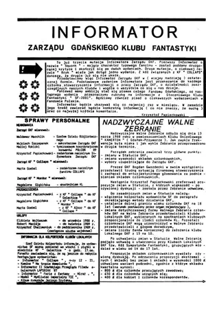 Informator Zarządu GKF