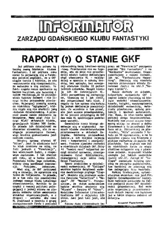 Informator Zarządu GKF